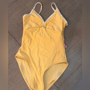 Like New Yellow Yumiko Leotard Size Medium